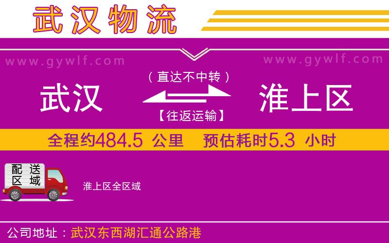 武漢到淮上區(qū)物流專線