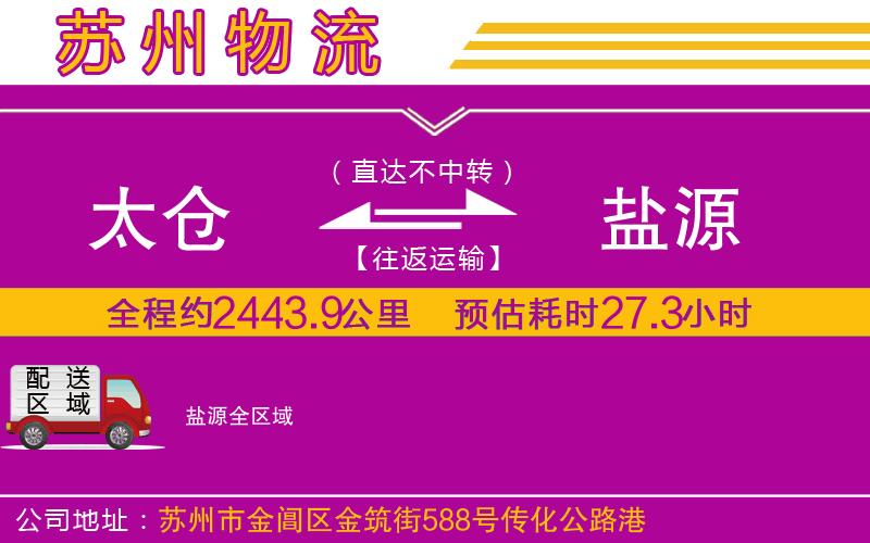 太倉到鹽源物流公司