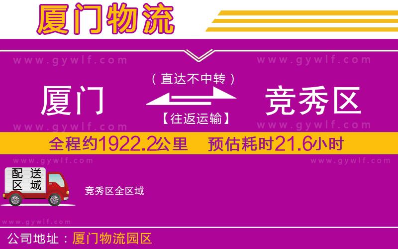 廈門到競秀區(qū)物流公司