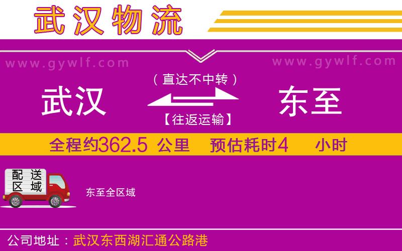 武漢到東至物流專線