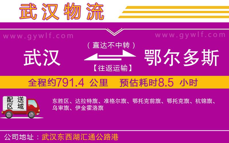 武漢到鄂爾多斯物流公司