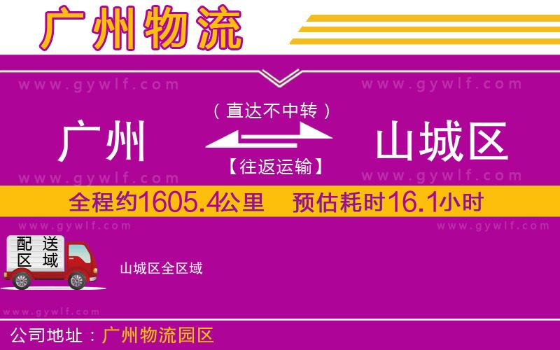廣州到山城區(qū)物流公司