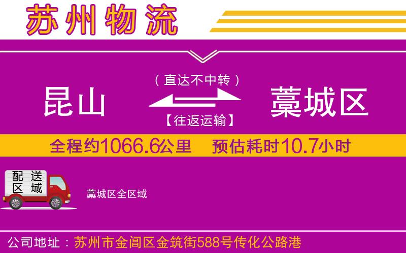 昆山到藁城區(qū)物流公司