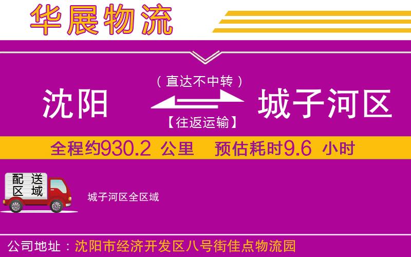 沈陽(yáng)到城子河區(qū)物流專(zhuān)線