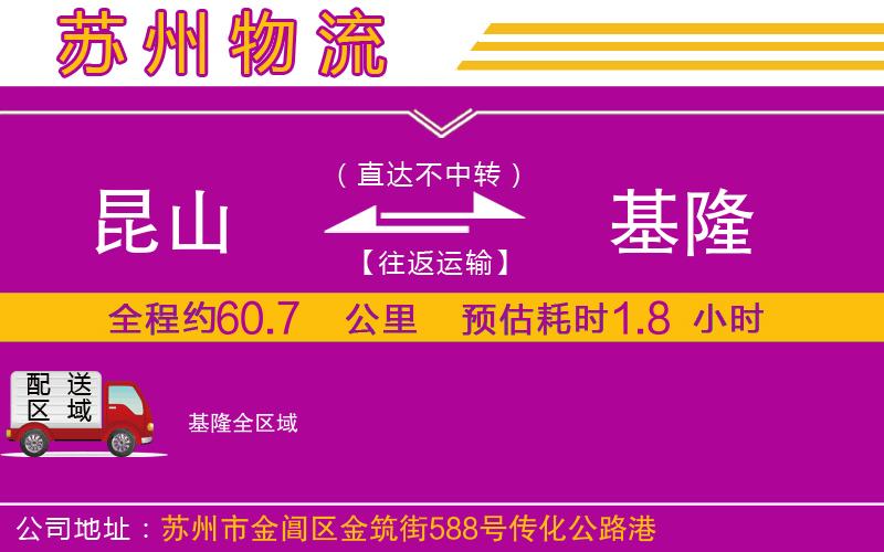 昆山到基隆物流公司