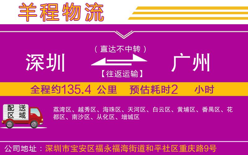 深圳到廣州貨運公司