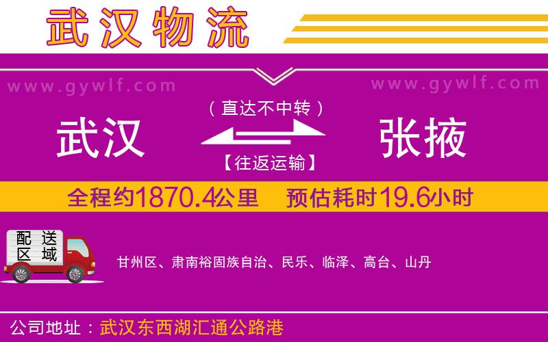 武漢到張掖貨運(yùn)公司