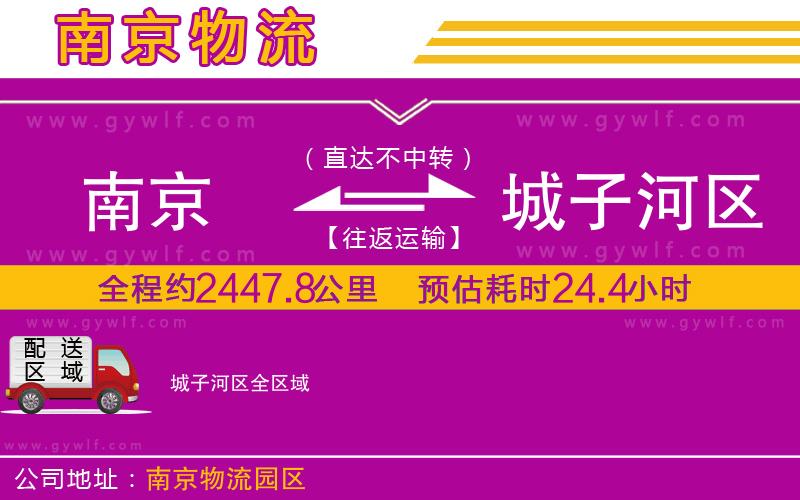 南京到城子河區(qū)物流公司