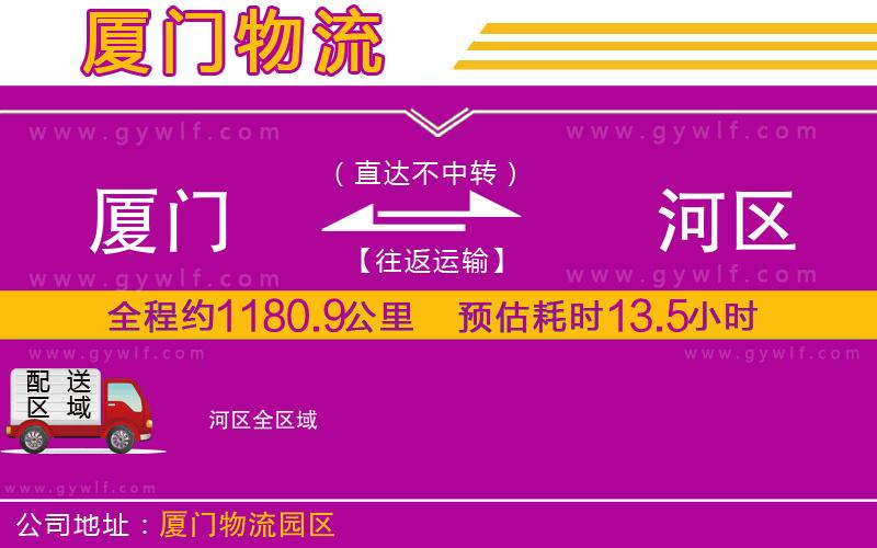 廈門到?jīng)负訁^(qū)物流公司