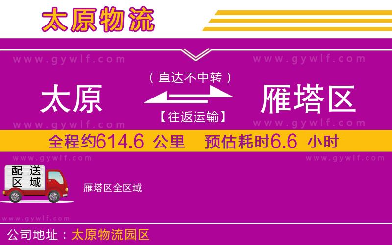 太原到雁塔區(qū)物流公司
