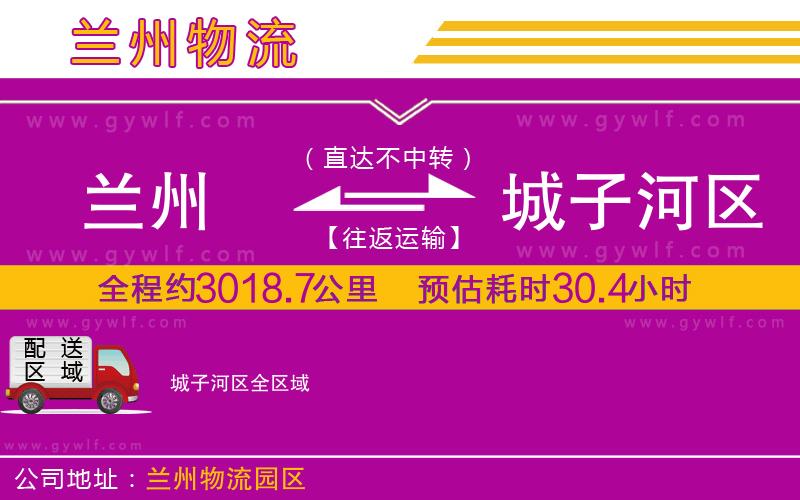 蘭州到城子河區(qū)物流公司