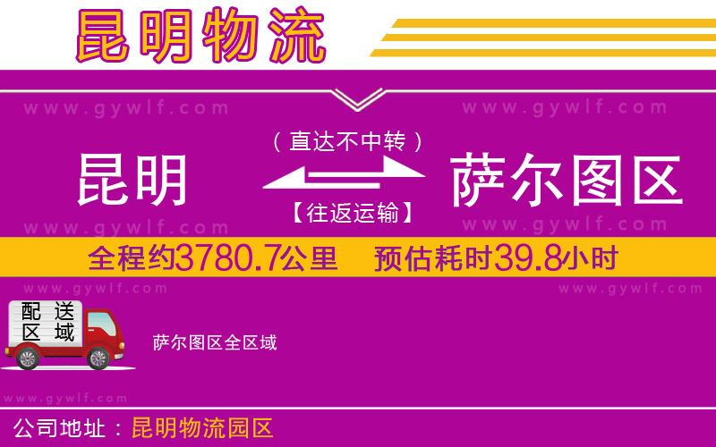 昆明到薩爾圖區(qū)物流公司