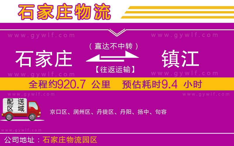 石家莊到鎮(zhèn)江物流公司