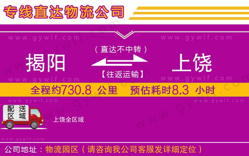 揭陽到上饒物流公司