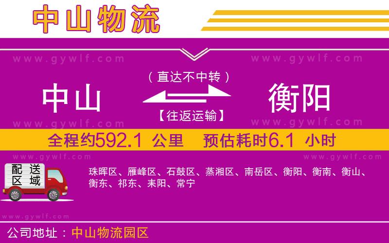 中山到衡陽(yáng)物流公司