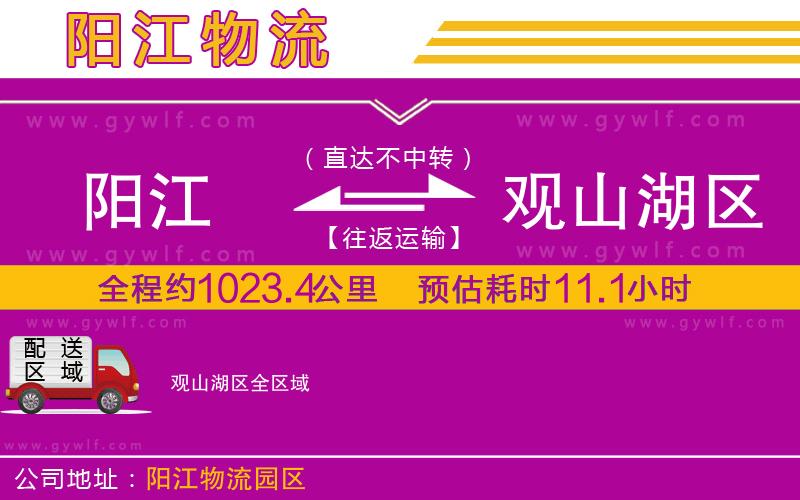 陽(yáng)江到觀山湖區(qū)物流公司