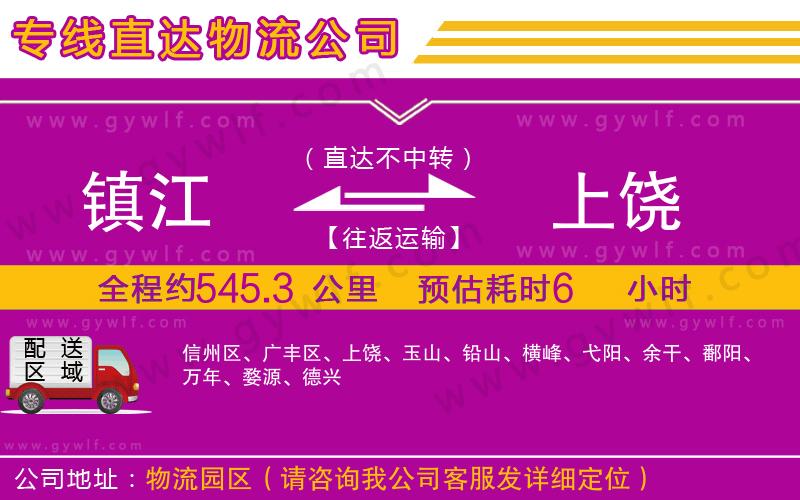 鎮(zhèn)江到上饒物流公司