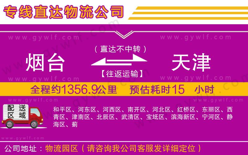 煙臺(tái)到天津物流公司