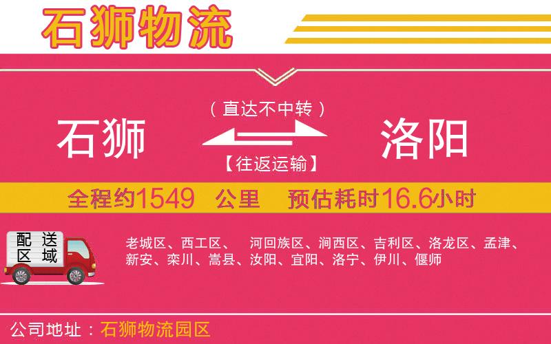 石獅到洛陽物流公司