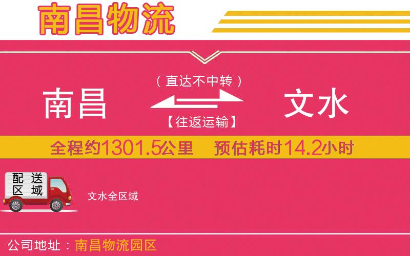 南昌到文水物流公司