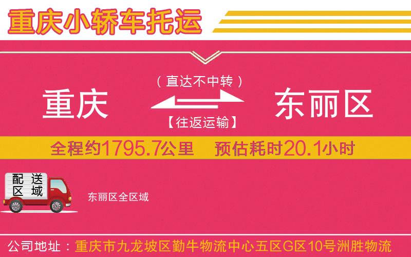 重慶到東麗區(qū)物流公司