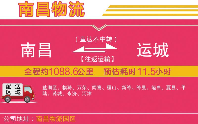 南昌到運城物流公司