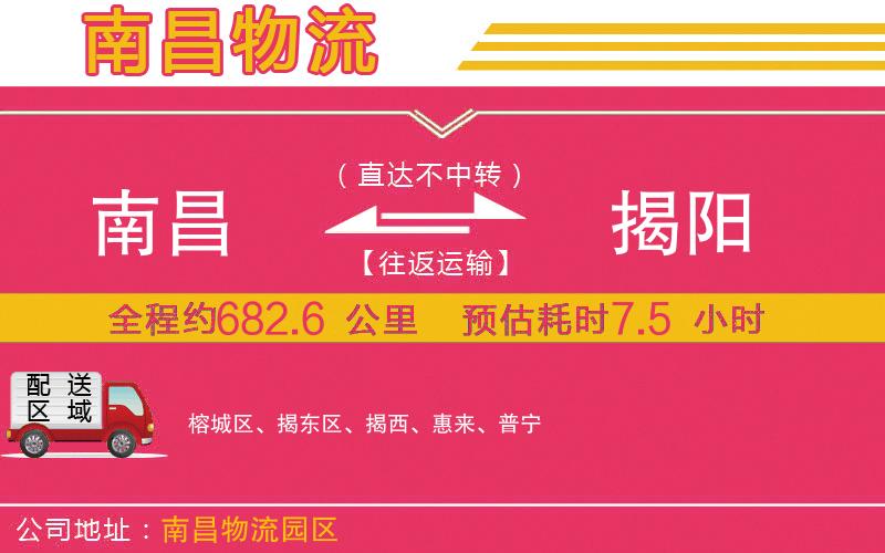 南昌到揭陽(yáng)物流公司