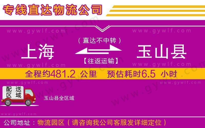 上海到玉山縣貨運(yùn)專(zhuān)線