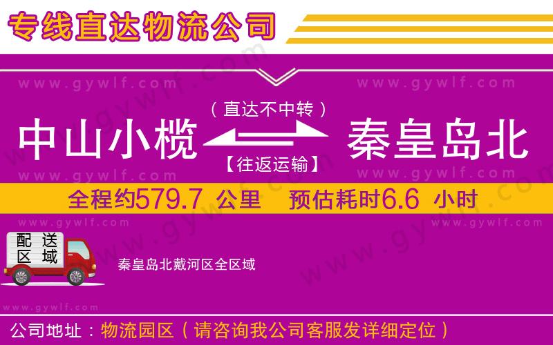 中山小欖到秦皇島北戴河區(qū)物流公司