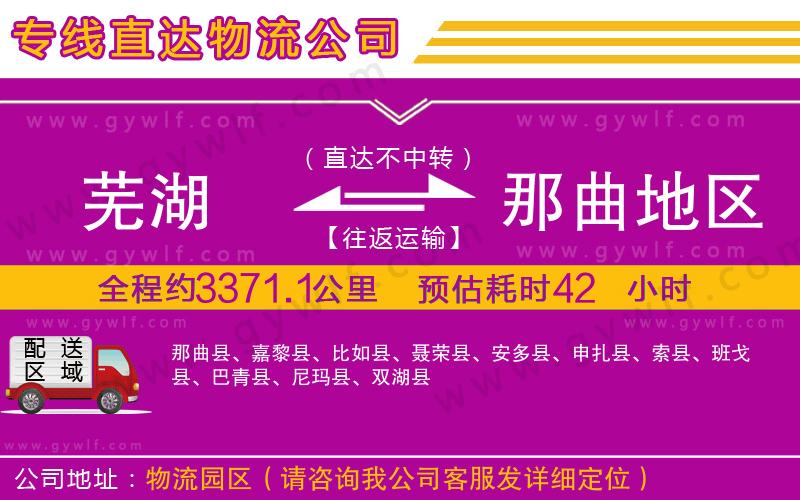 蕪湖到那曲地區(qū)物流公司