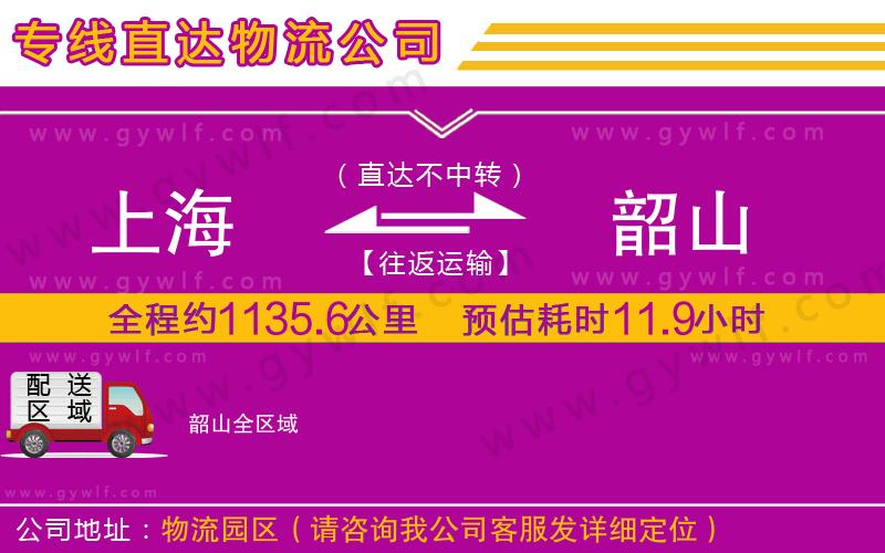 上海到韶山物流專線