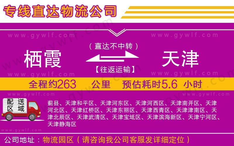 棲霞到天津物流公司