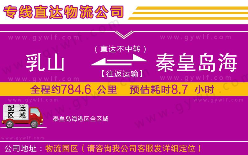 乳山到秦皇島海港區(qū)物流公司